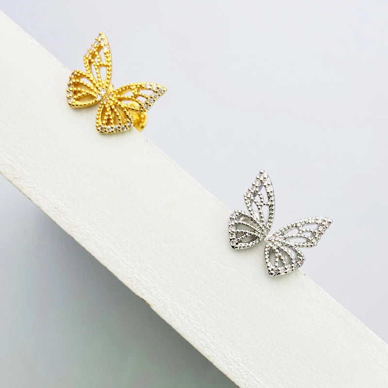 Pendientes Alas de Mariposa🦋