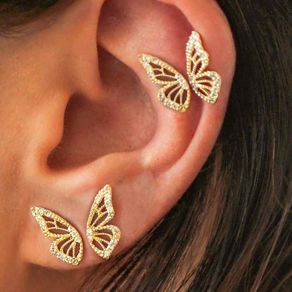 Pendientes Alas de Mariposa🦋