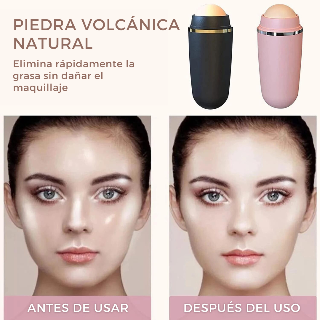 Rodillo Facial de Piedra Volcánica✨