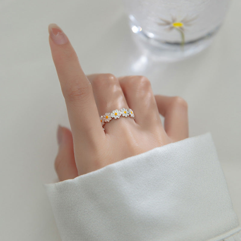 Anillo de Margarita Ajustable🌼