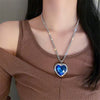 Collar Corazón Azul💙